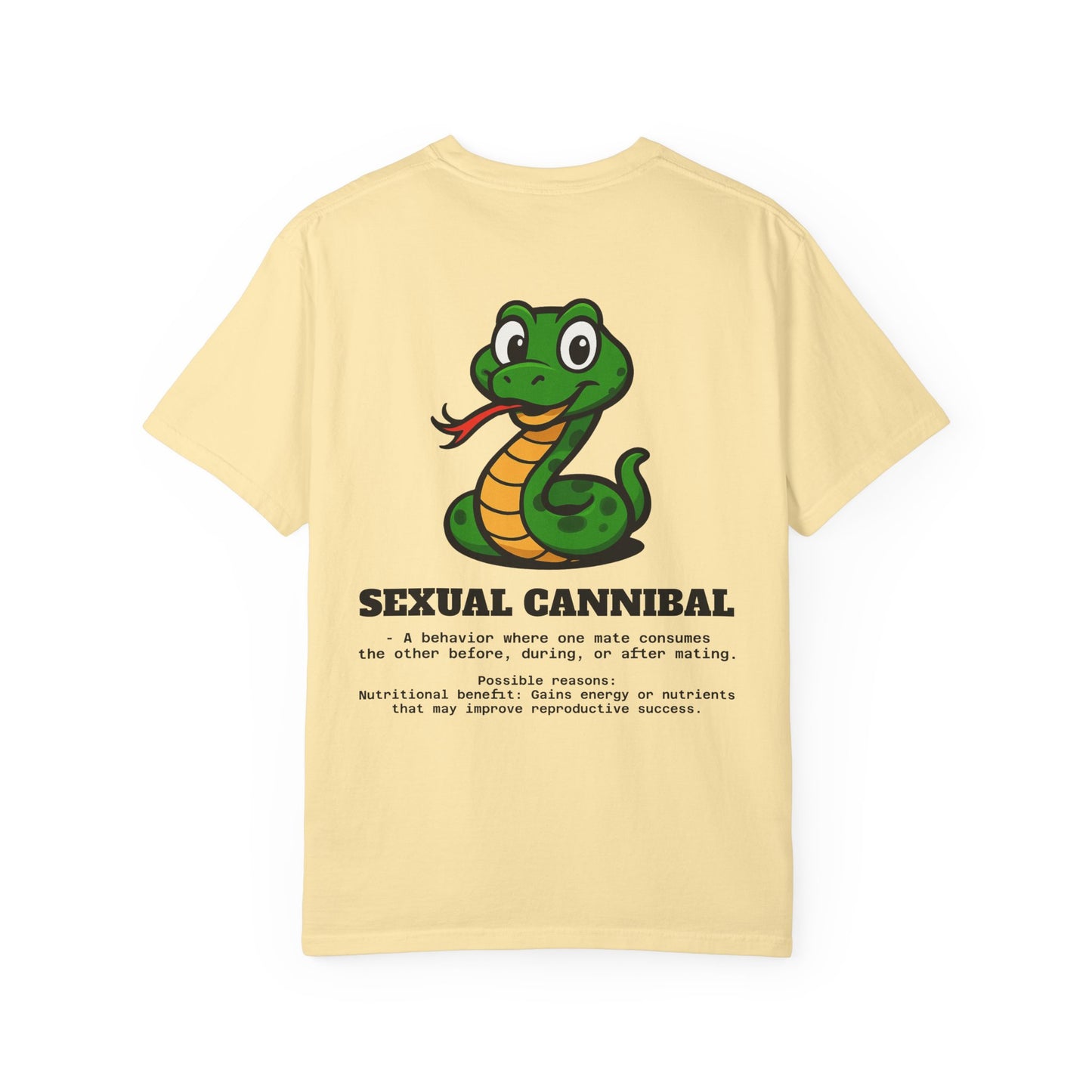 Quirky Graphic T-shirt: Sexual Cannibal Unisex Tee