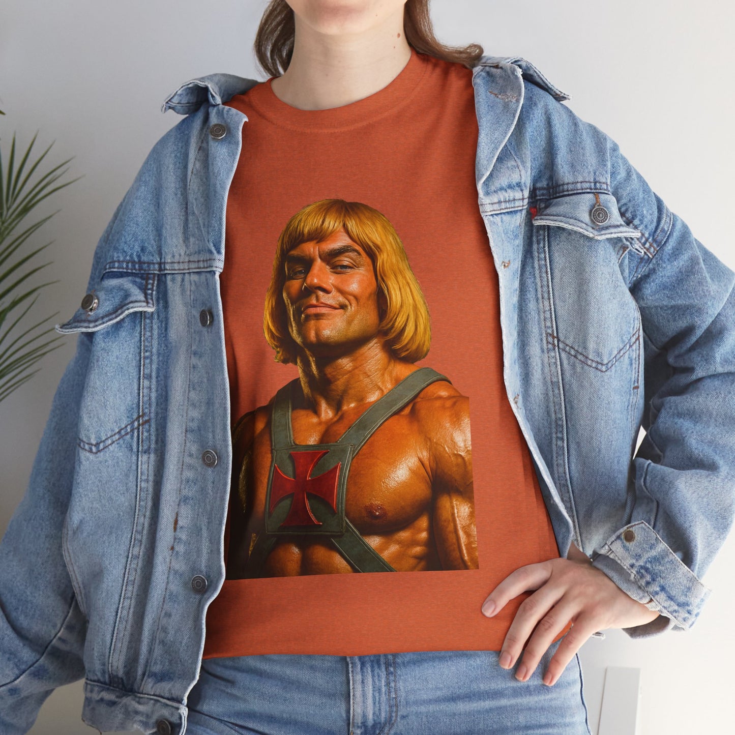 He-Man Vintage Graphic T-Shirt | Unisex Cotton Tee for Fans