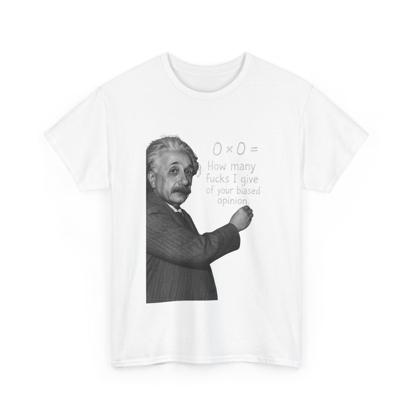 Unisex Heavy Cotton Tee - "How Many F*cks I Give" Graphic Tee