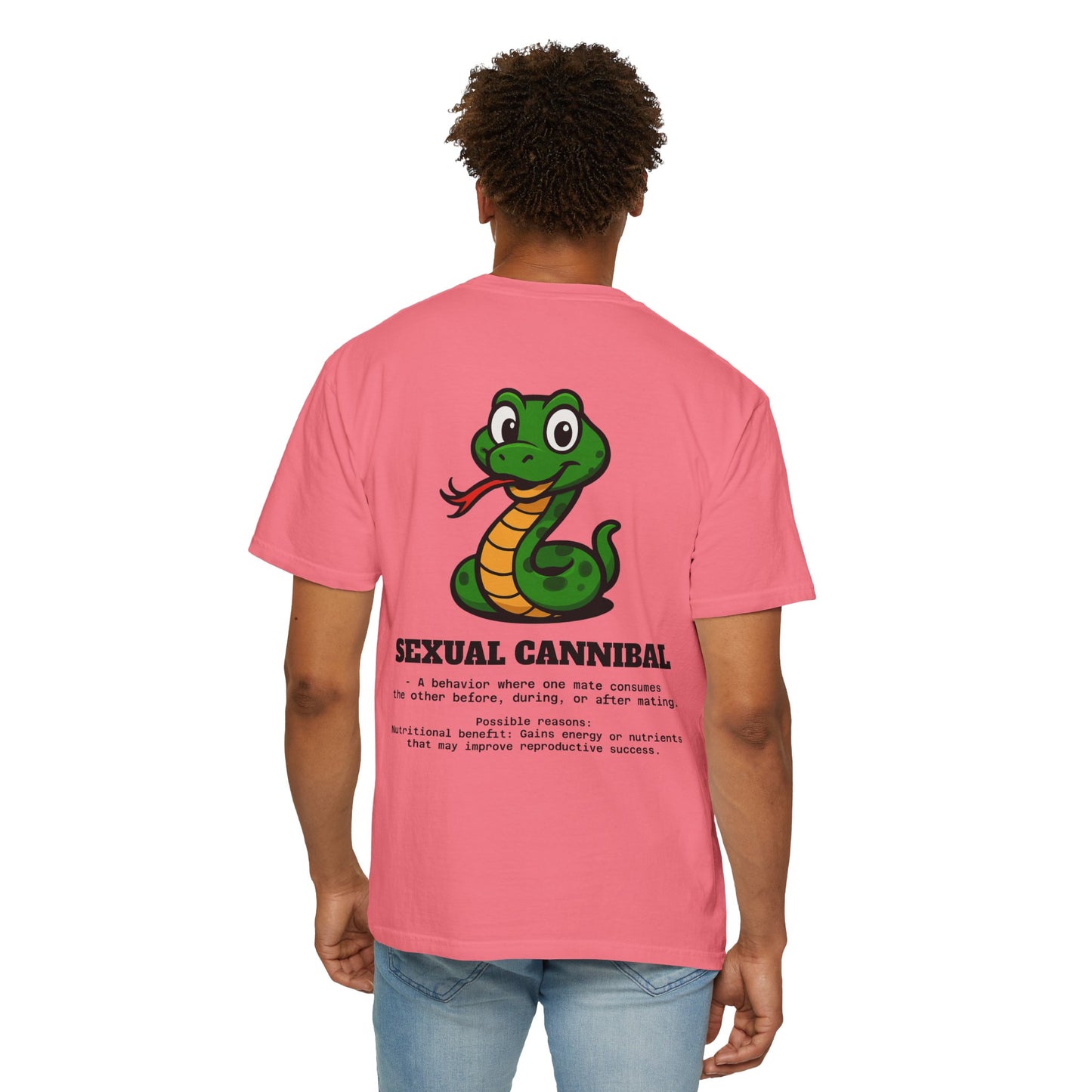 Quirky Graphic T-shirt: Sexual Cannibal Unisex Tee