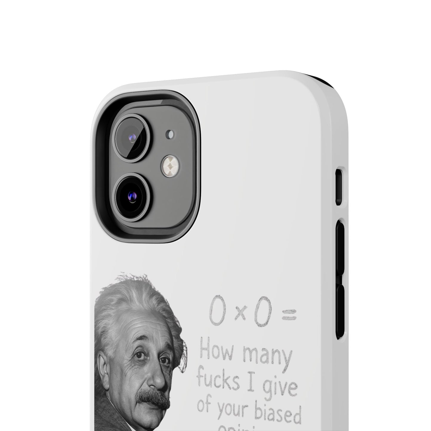 Funny Tough Phone Case with Einstein Quote - Perfect for Science Lovers