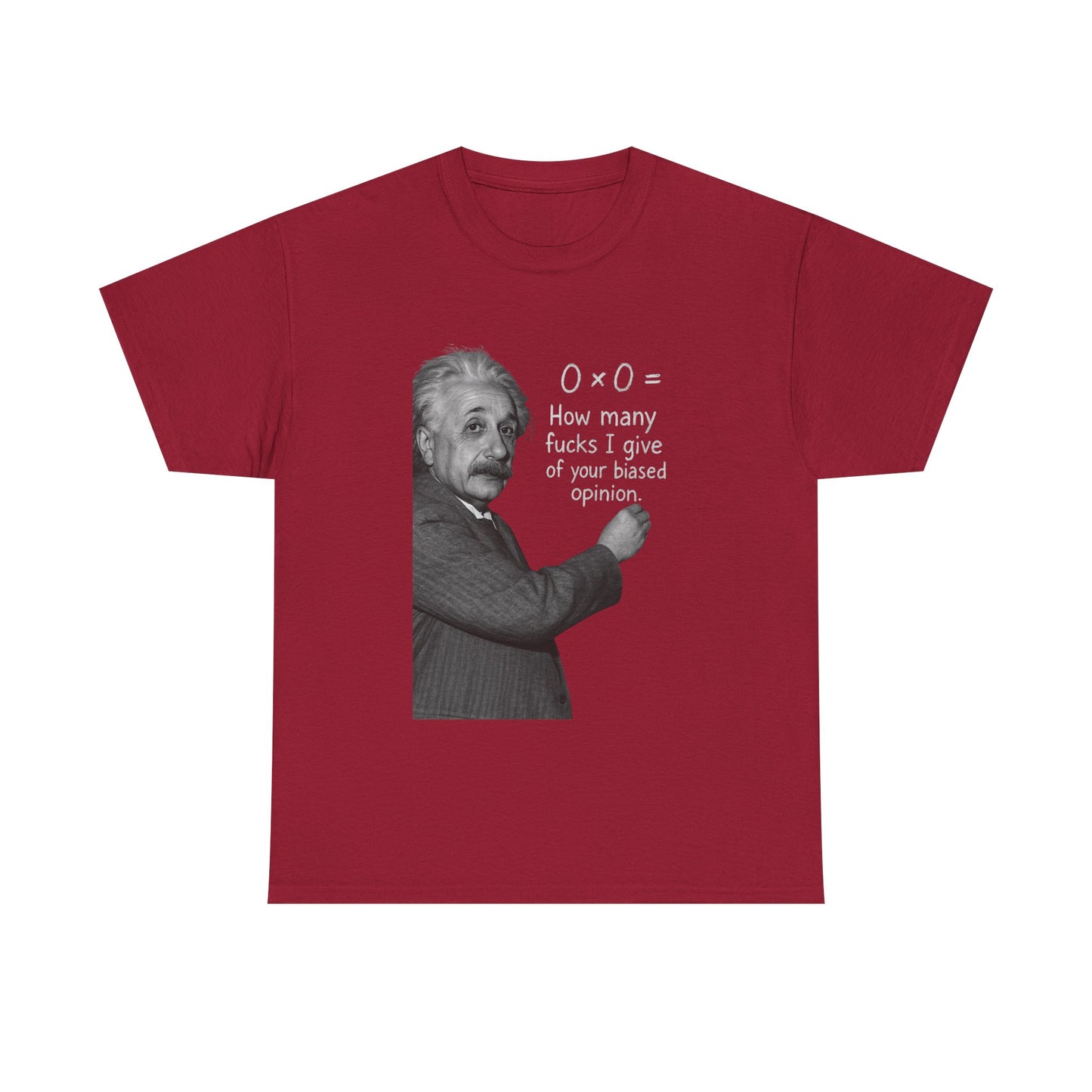 Unisex Heavy Cotton Tee - "How Many F*cks I Give" Graphic Tee