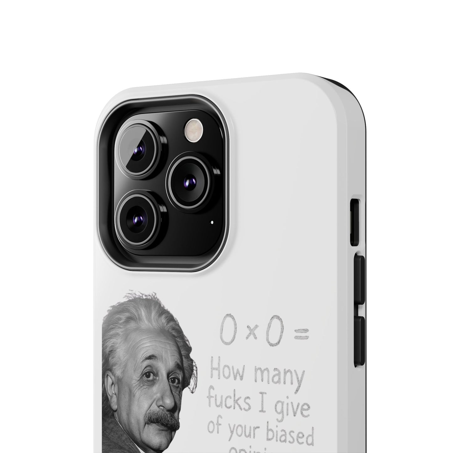 Funny Tough Phone Case with Einstein Quote - Perfect for Science Lovers