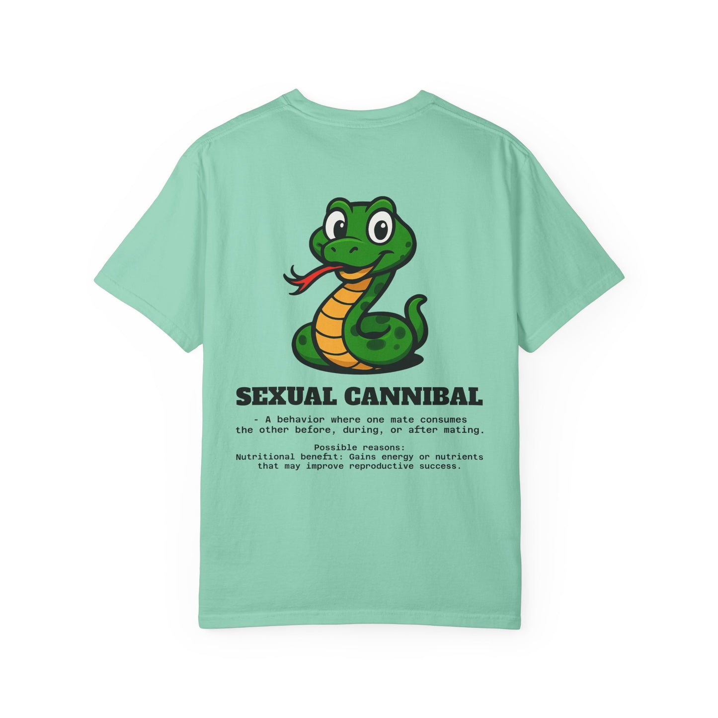 Quirky Graphic T-shirt: Sexual Cannibal Unisex Tee