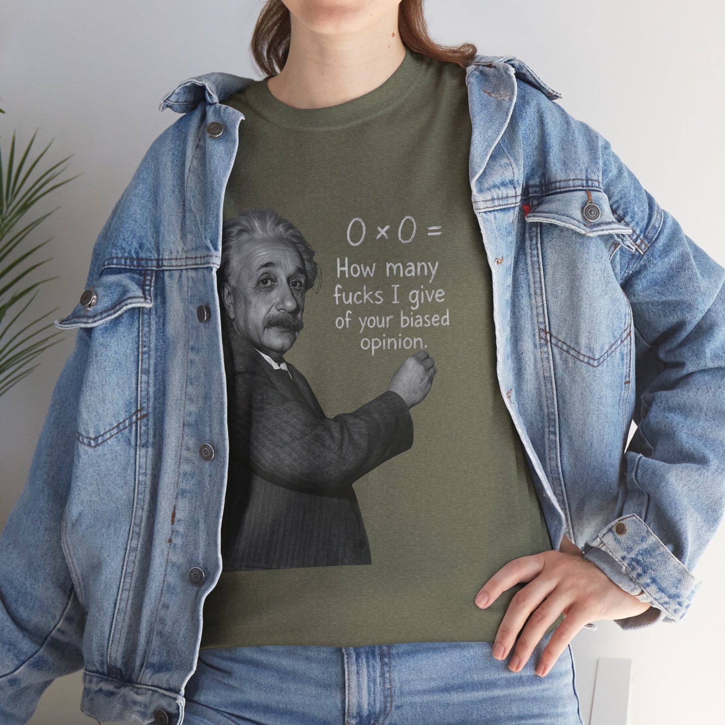 Unisex Heavy Cotton Tee - "How Many F*cks I Give" Graphic Tee