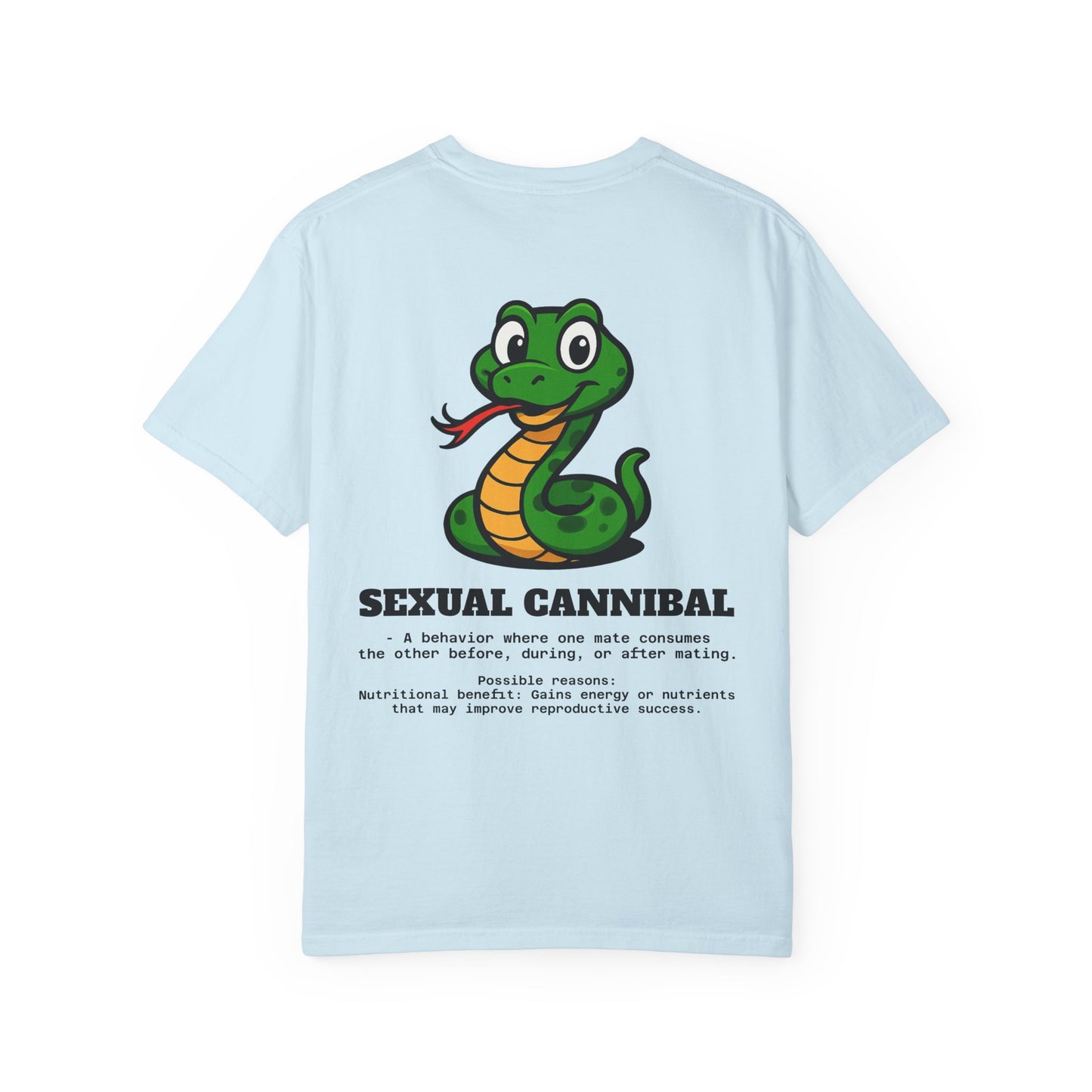 Quirky Graphic T-shirt: Sexual Cannibal Unisex Tee