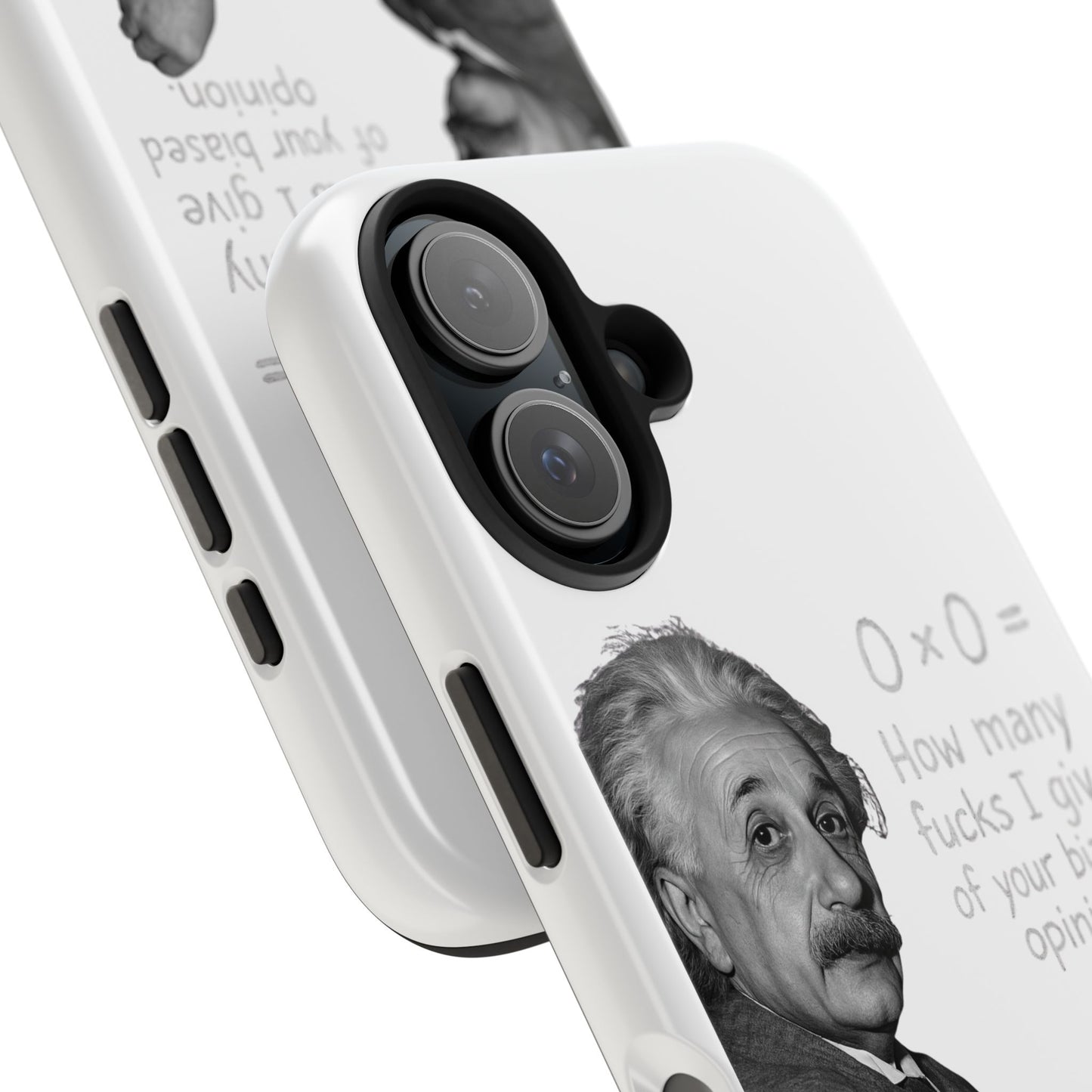 Funny Tough Phone Case with Einstein Quote - Perfect for Science Lovers