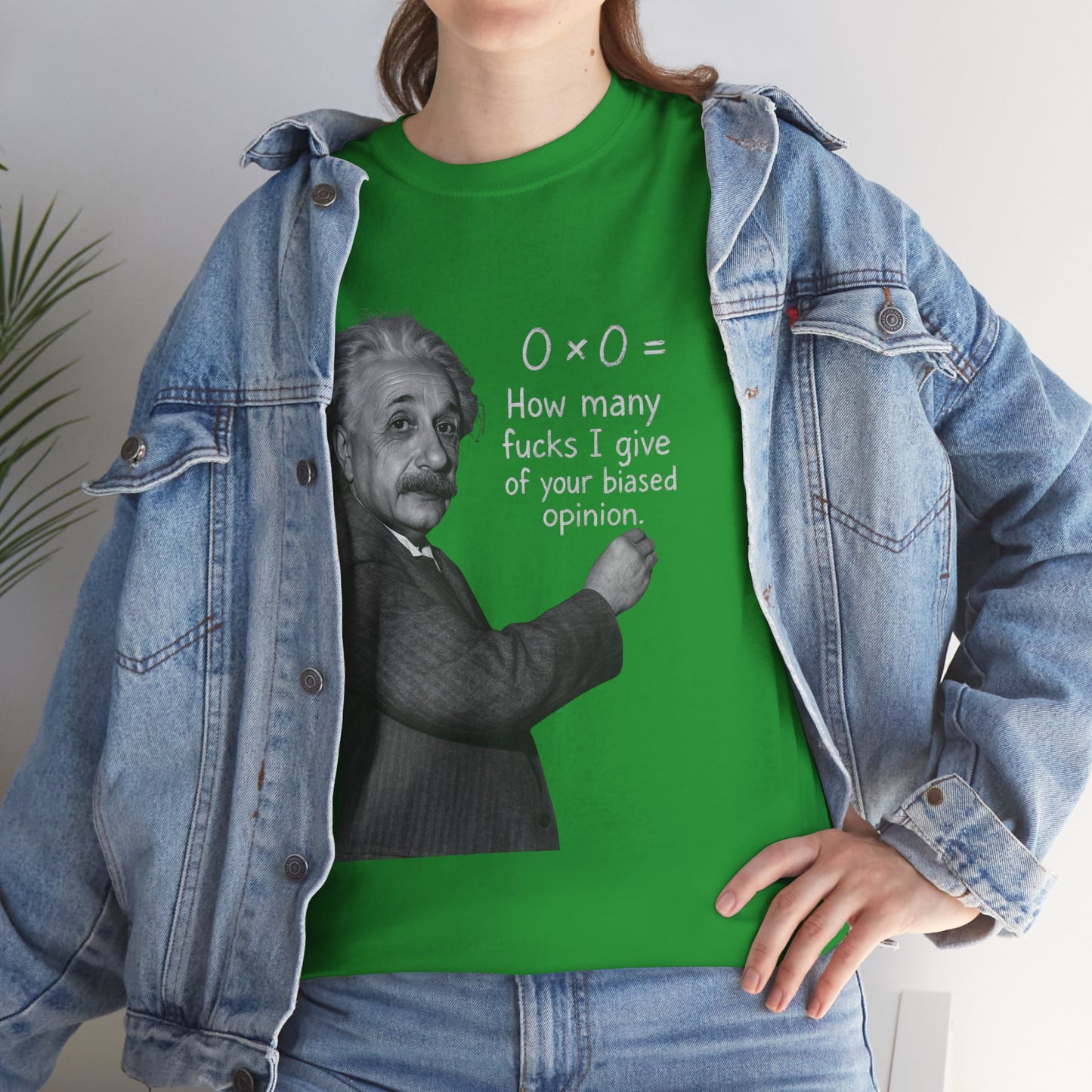 Unisex Heavy Cotton Tee - "How Many F*cks I Give" Graphic Tee