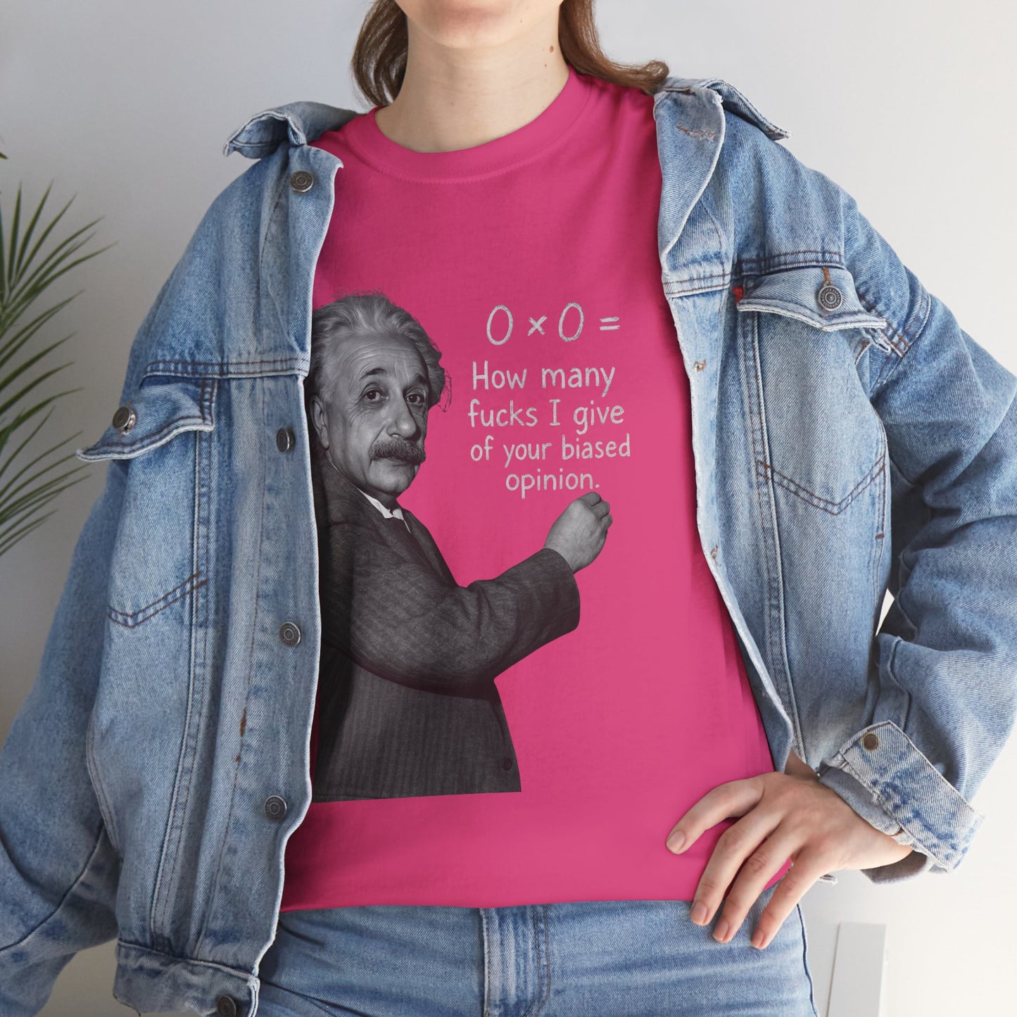 Unisex Heavy Cotton Tee - "How Many F*cks I Give" Graphic Tee