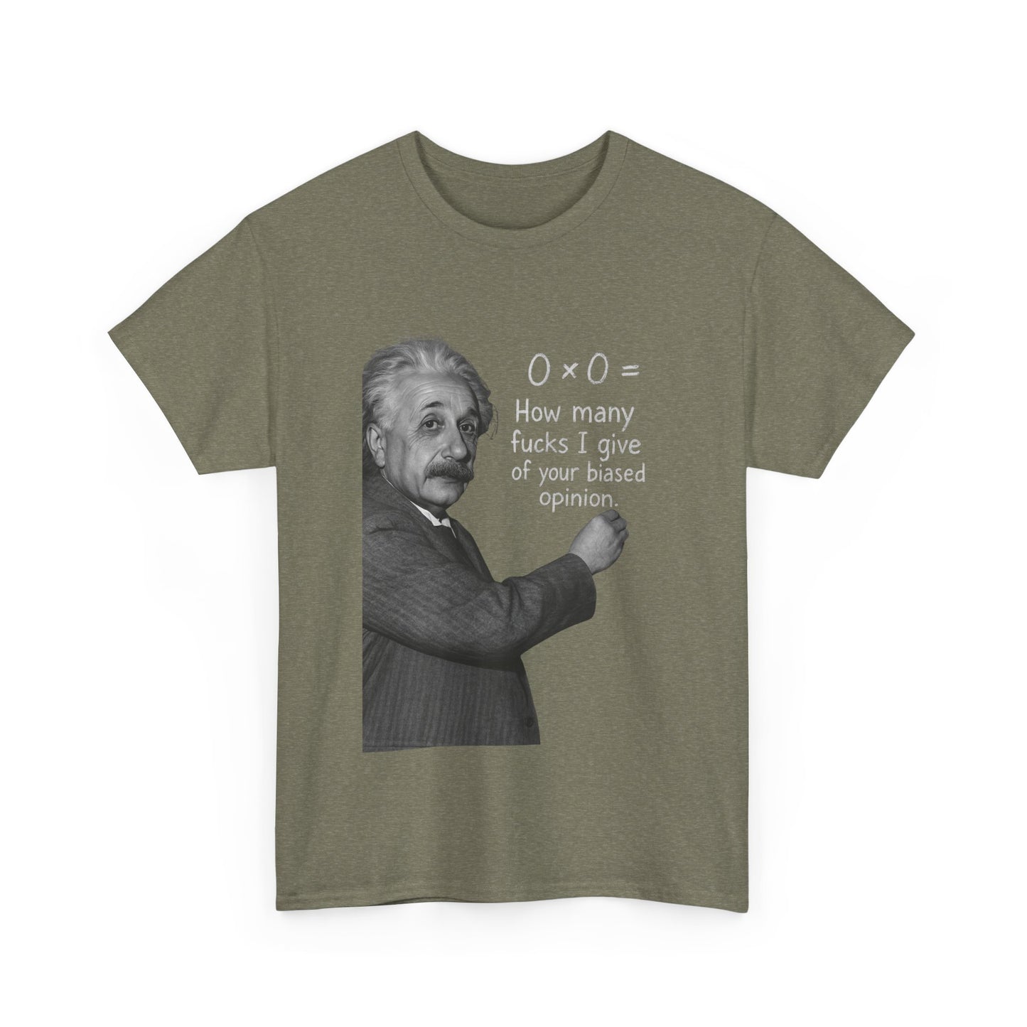 Unisex Heavy Cotton Tee - "How Many F*cks I Give" Graphic Tee