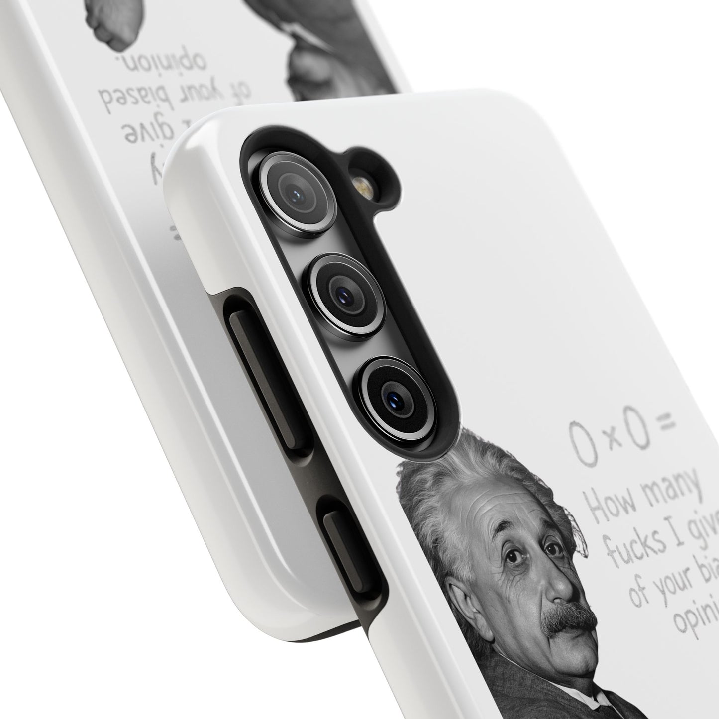 Funny Tough Phone Case with Einstein Quote - Perfect for Science Lovers