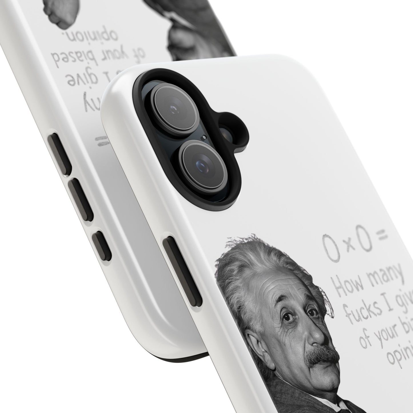 Funny Tough Phone Case with Einstein Quote - Perfect for Science Lovers