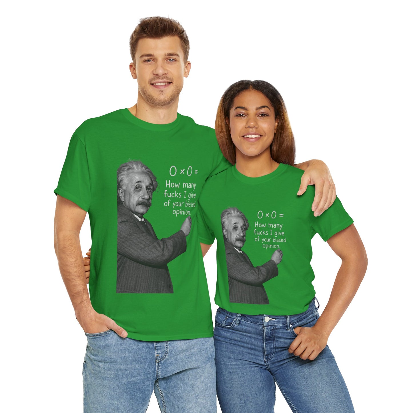 Unisex Heavy Cotton Tee - "How Many F*cks I Give" Graphic Tee