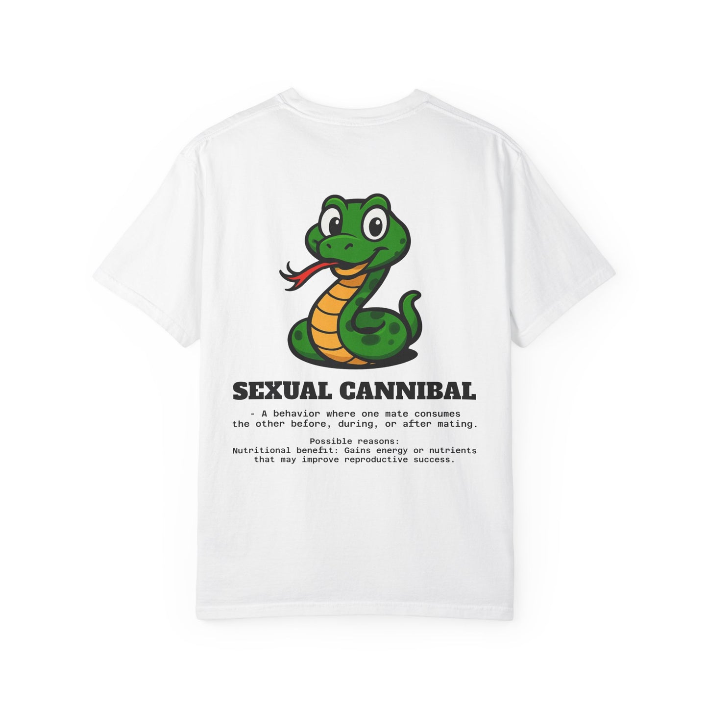 Quirky Graphic T-shirt: Sexual Cannibal Unisex Tee