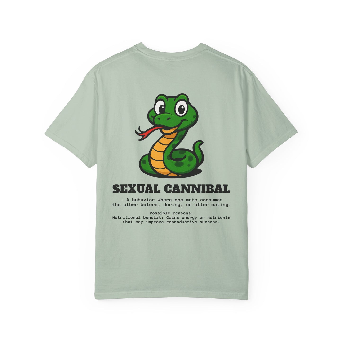 Quirky Graphic T-shirt: Sexual Cannibal Unisex Tee