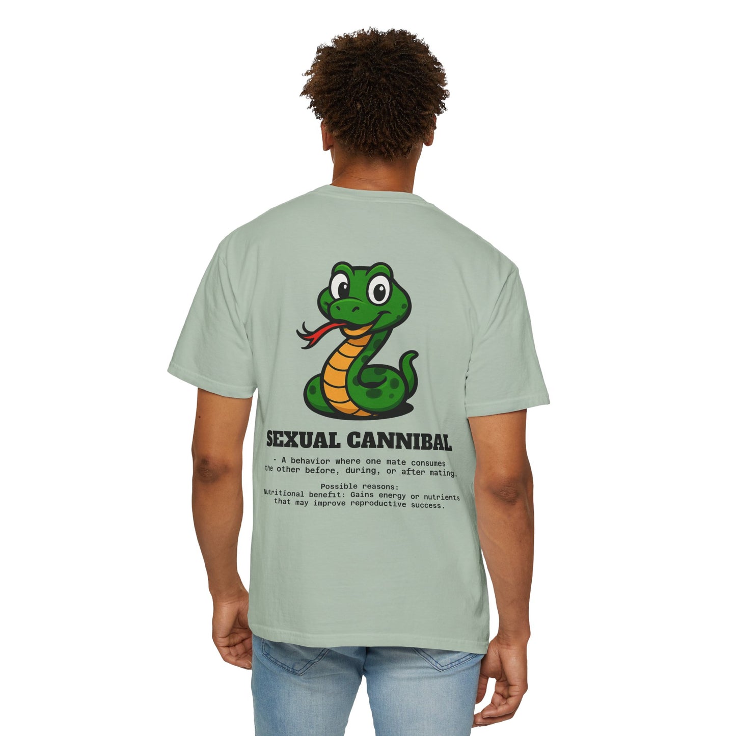 Quirky Graphic T-shirt: Sexual Cannibal Unisex Tee