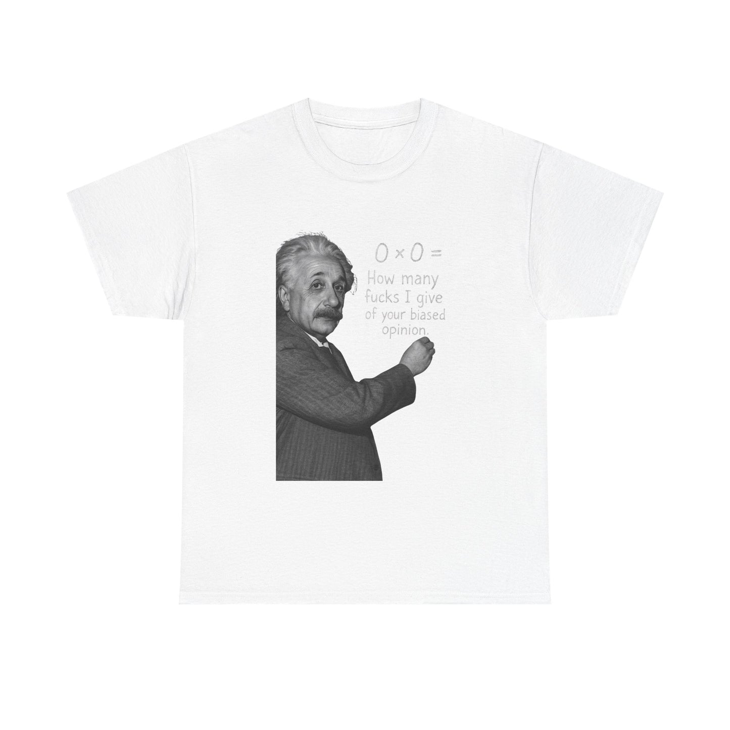 Unisex Heavy Cotton Tee - "How Many F*cks I Give" Graphic Tee