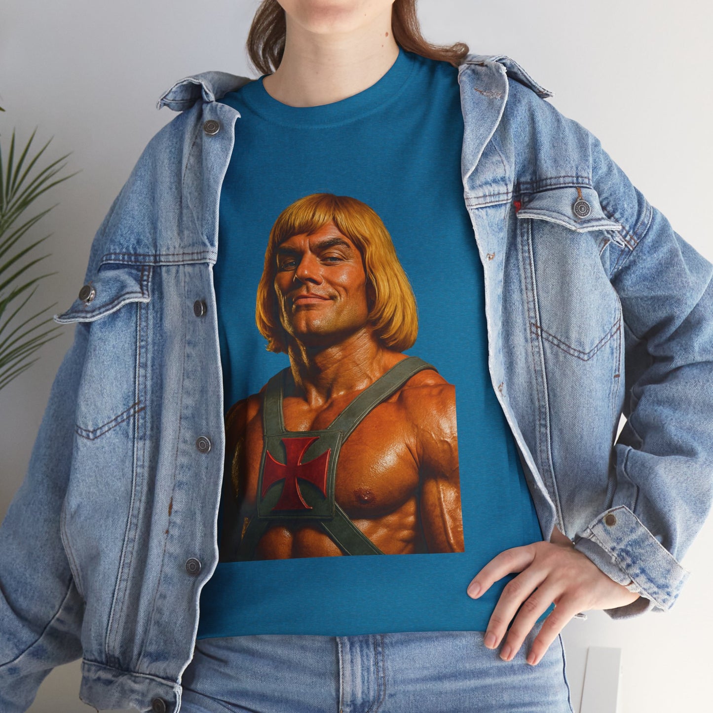He-Man Vintage Graphic T-Shirt | Unisex Cotton Tee for Fans
