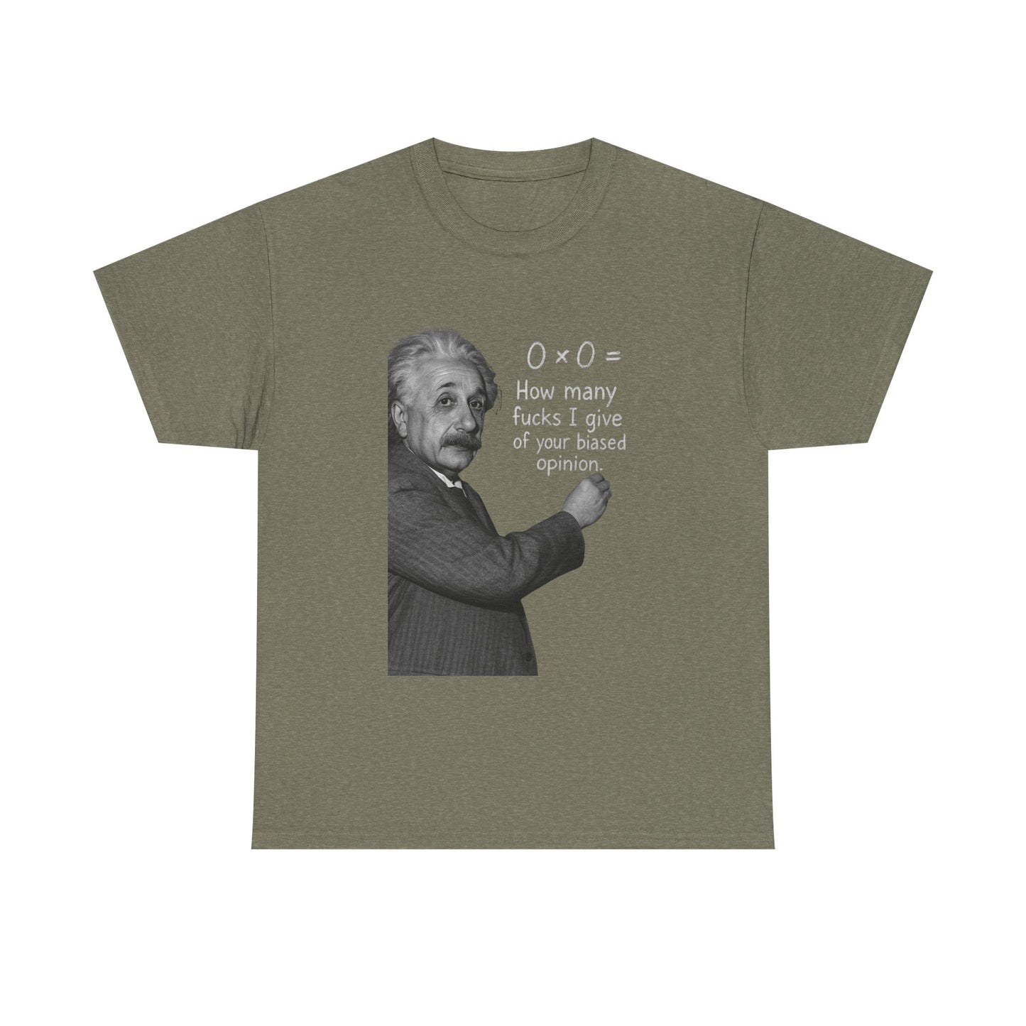 Unisex Heavy Cotton Tee - "How Many F*cks I Give" Graphic Tee