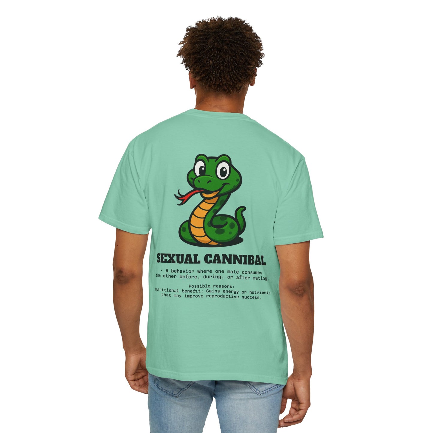Quirky Graphic T-shirt: Sexual Cannibal Unisex Tee