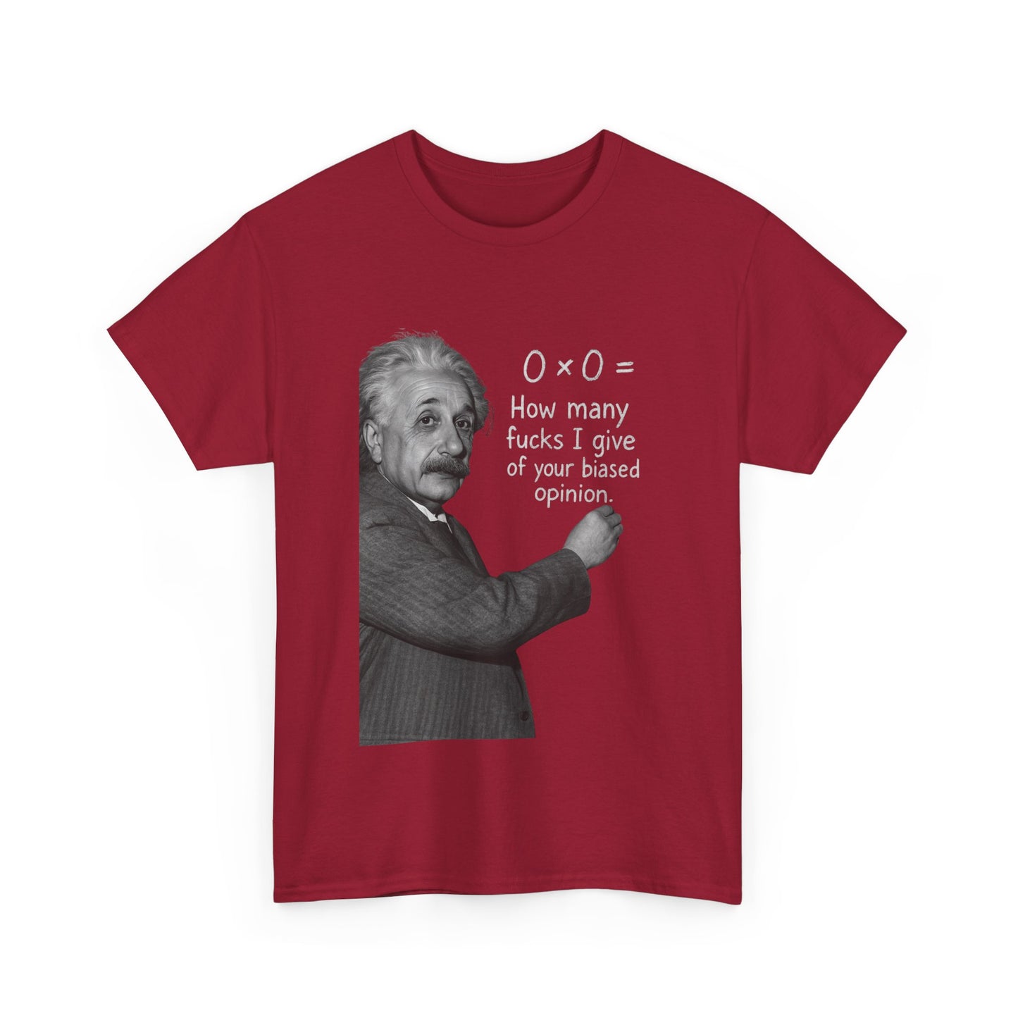 Unisex Heavy Cotton Tee - "How Many F*cks I Give" Graphic Tee
