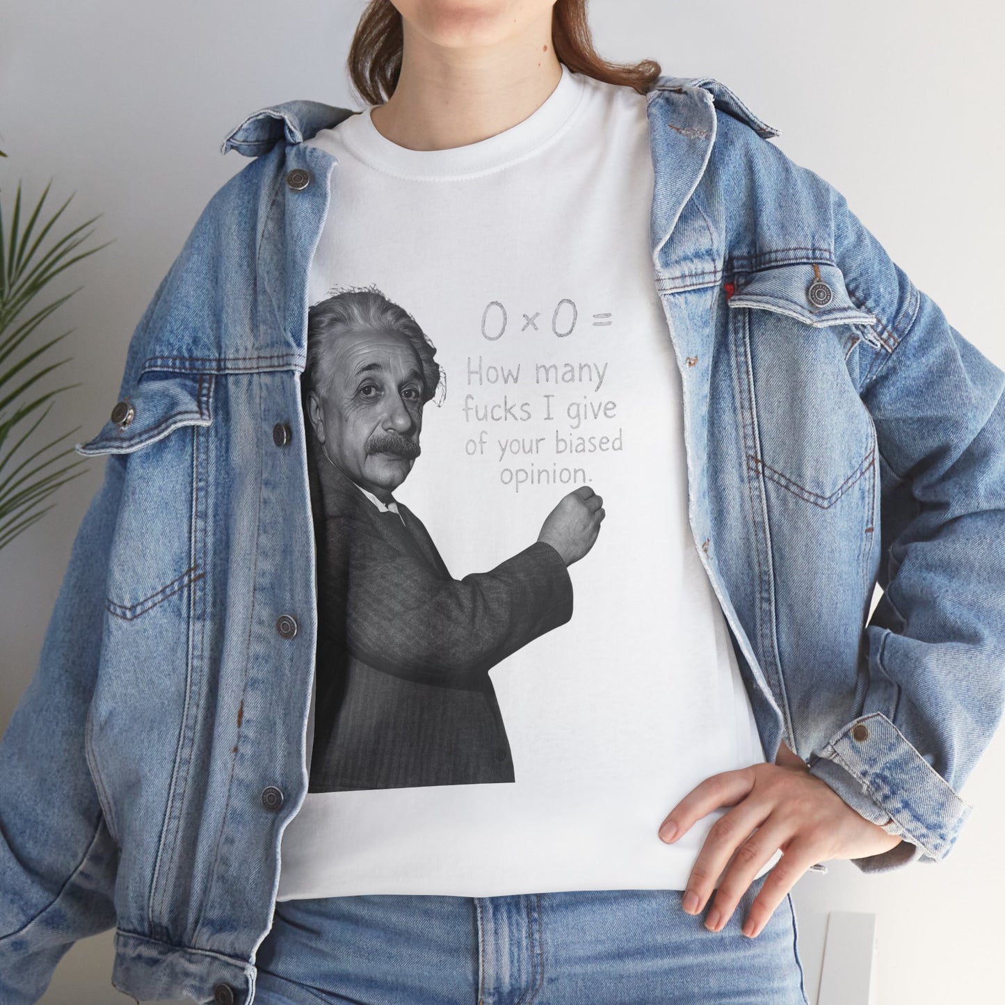 Unisex Heavy Cotton Tee - "How Many F*cks I Give" Graphic Tee