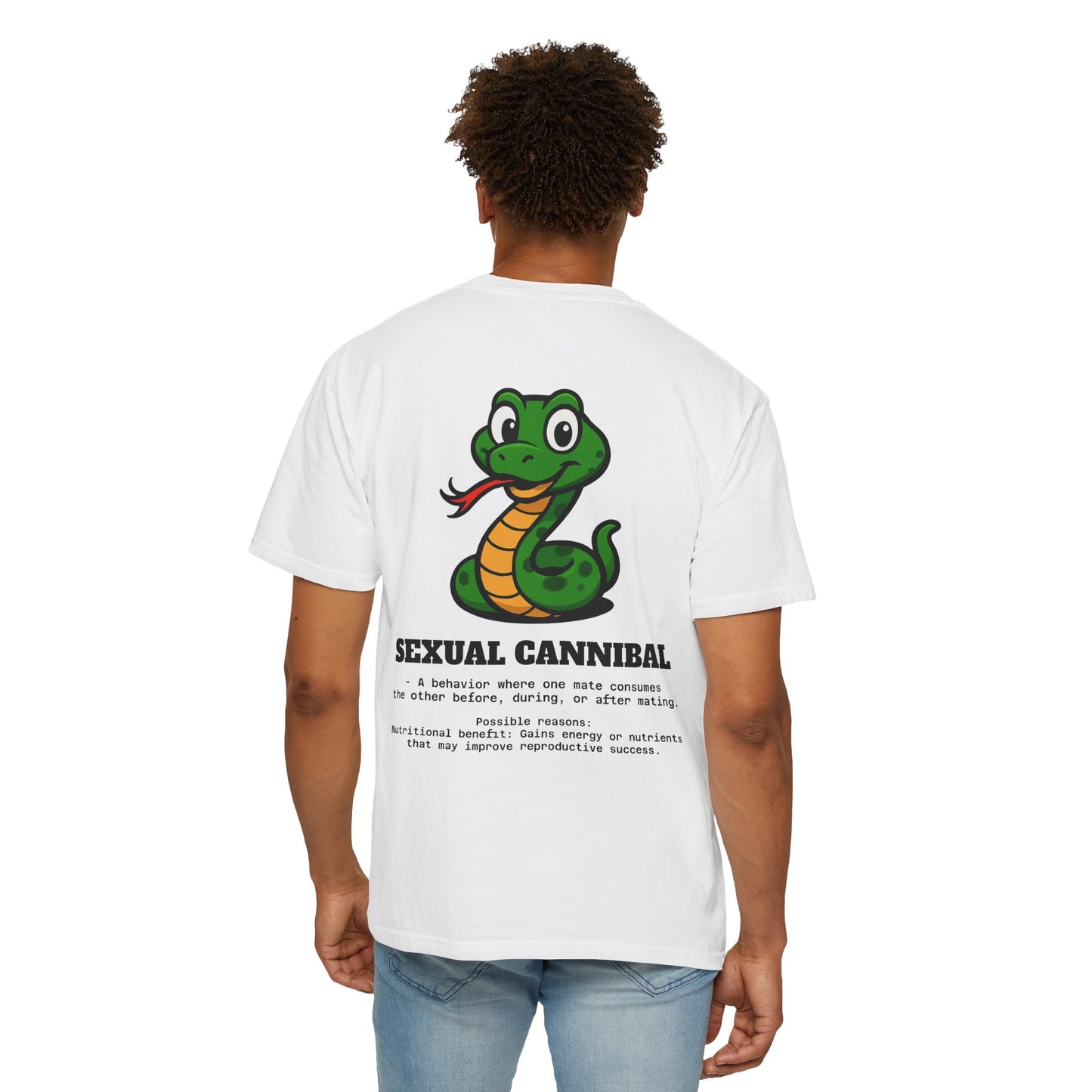 Quirky Graphic T-shirt: Sexual Cannibal Unisex Tee