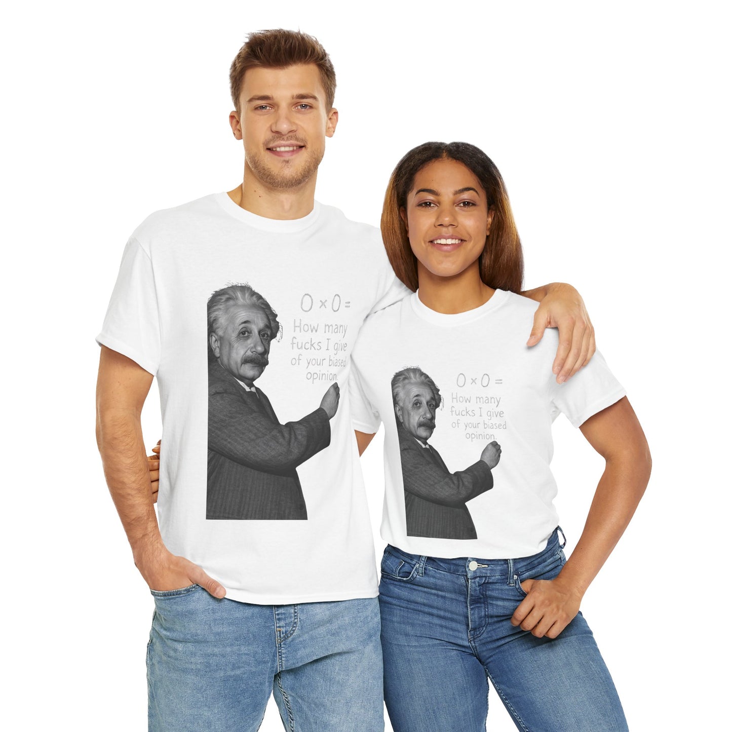 Unisex Heavy Cotton Tee - "How Many F*cks I Give" Graphic Tee