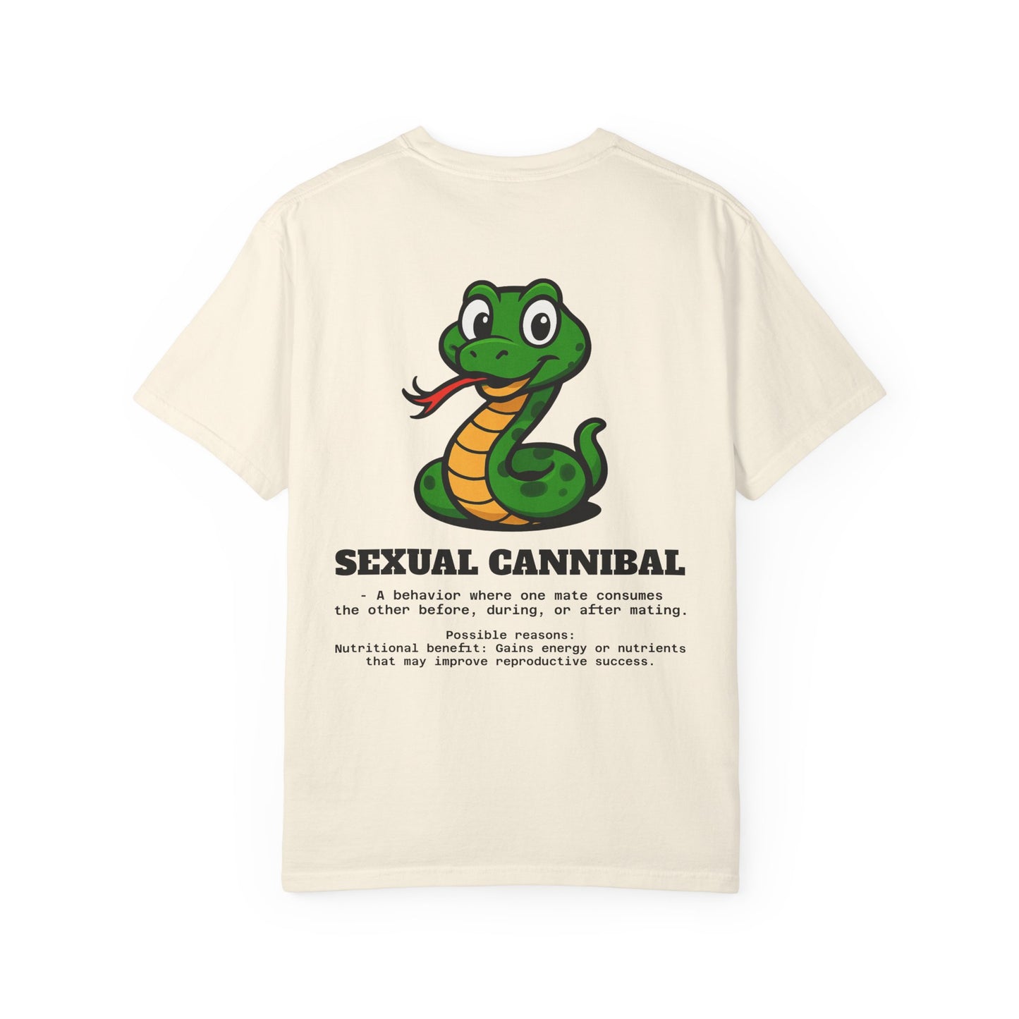 Quirky Graphic T-shirt: Sexual Cannibal Unisex Tee