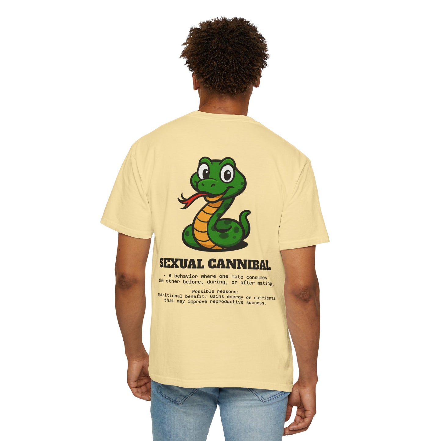 Quirky Graphic T-shirt: Sexual Cannibal Unisex Tee