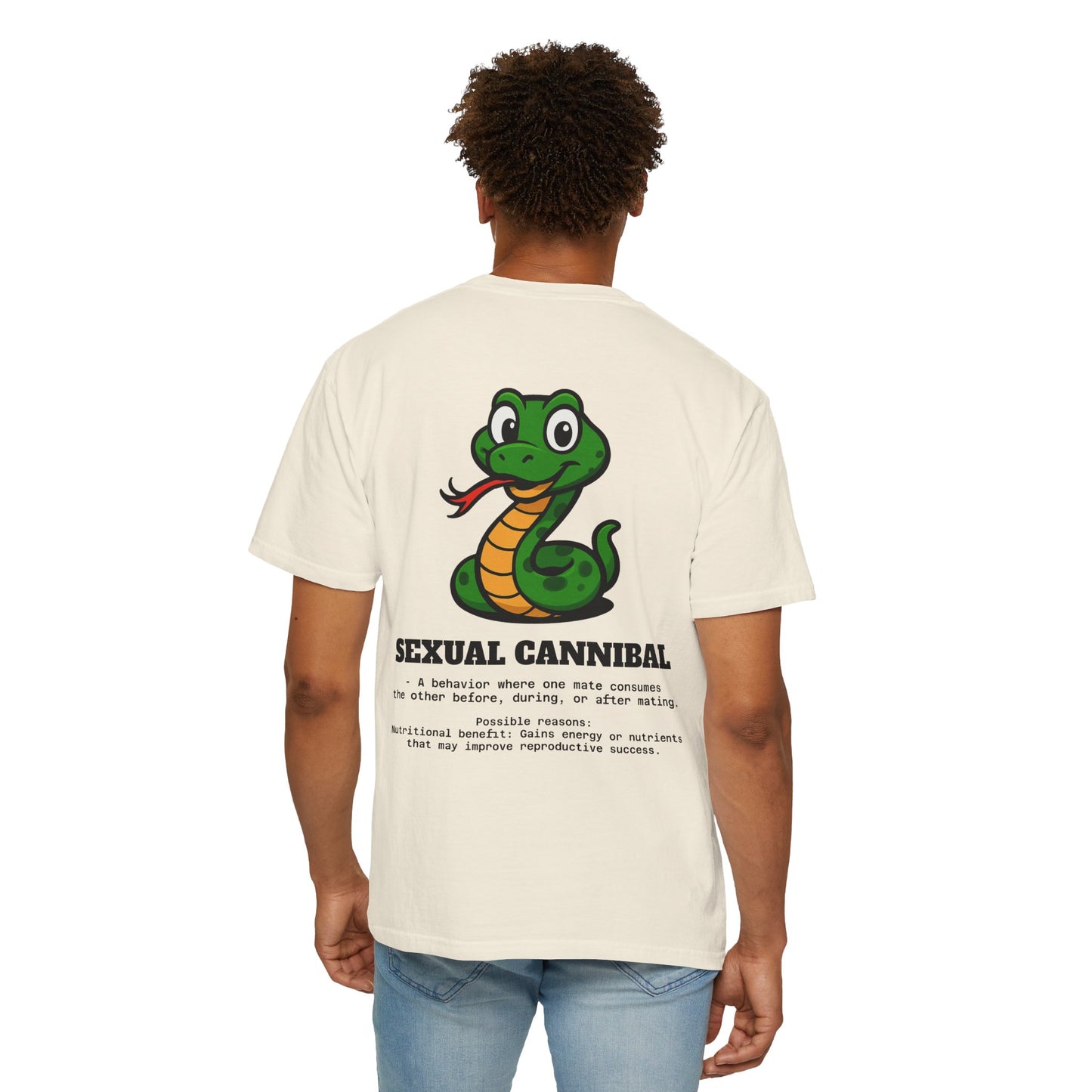 Quirky Graphic T-shirt: Sexual Cannibal Unisex Tee