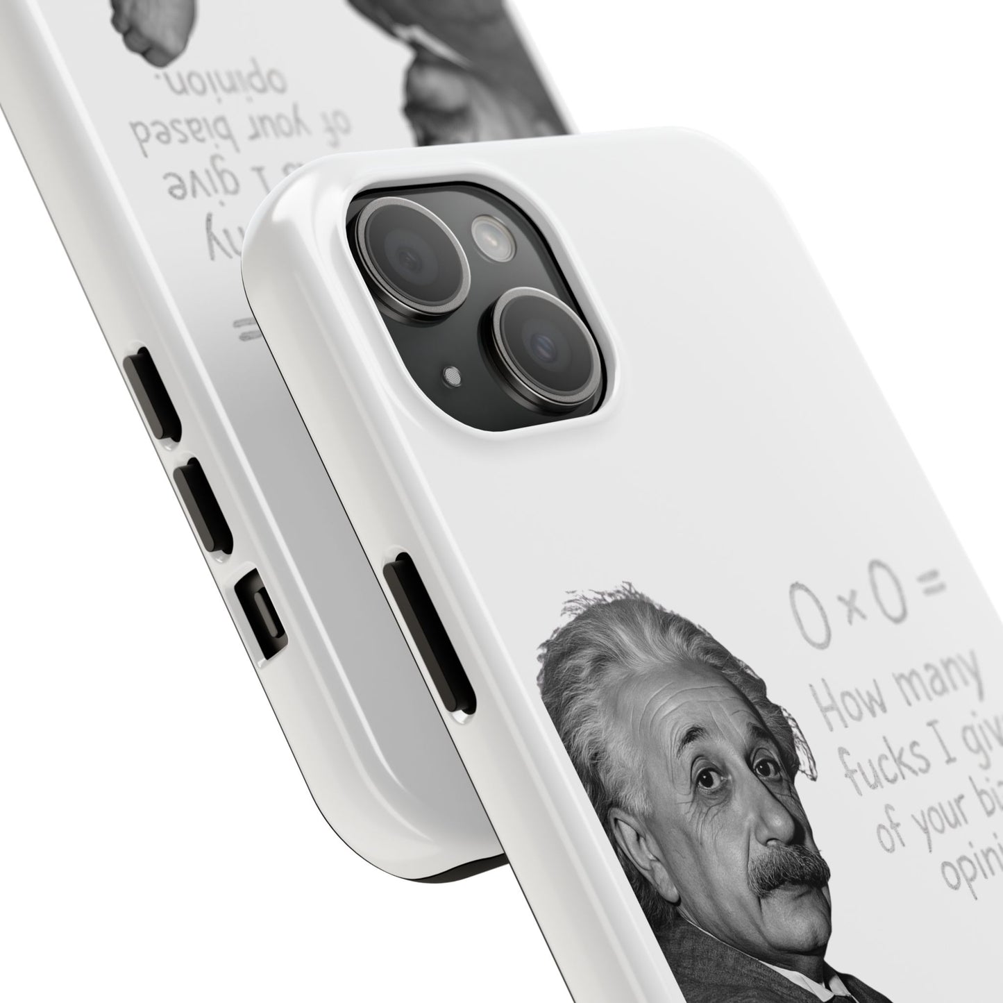 Funny Tough Phone Case with Einstein Quote - Perfect for Science Lovers